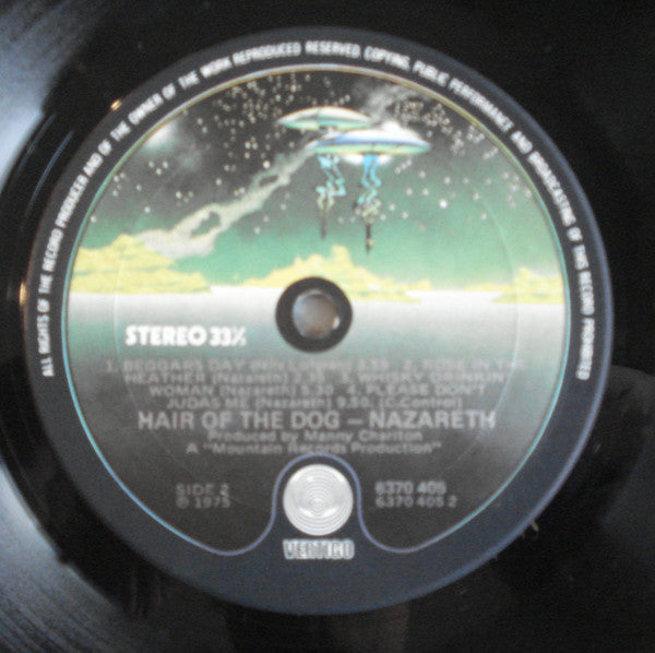 Nazareth – Hair Of The Dog LP vinyl record, image 4 of 4