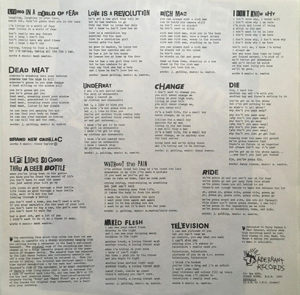 The Kelpies – Official Bootleg - The Dungeon Tapes: Live At 51 Stanley Street LP vinyl record, image 5 of 5