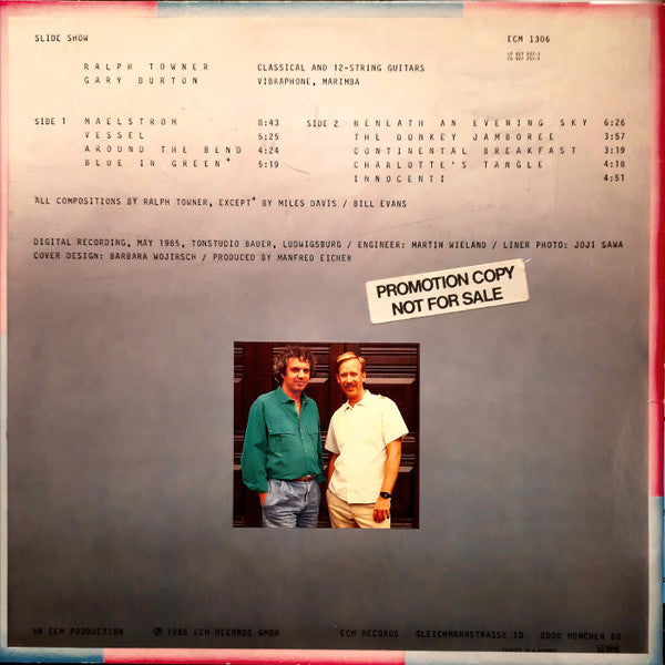 Ralph Towner, Gary Burton – Slide Show LP vinyl record, image 2 of 6