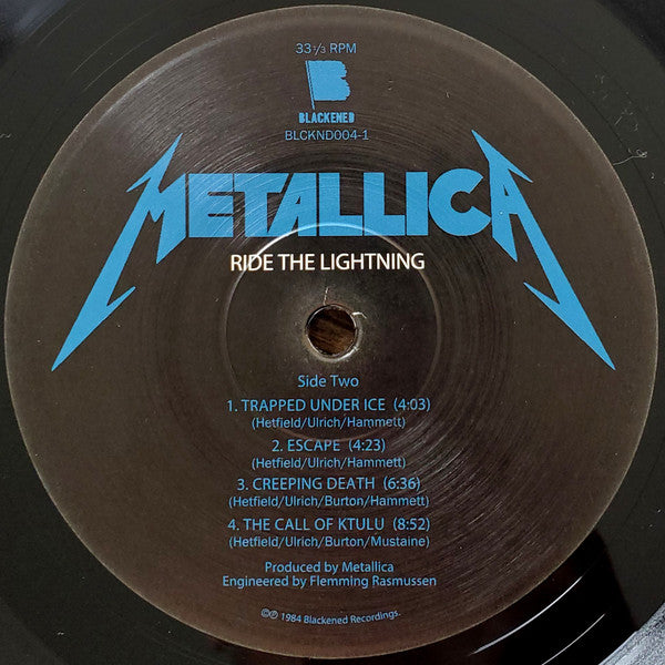 Metallica – Ride The Lightning LP vinyl record, image 5 of 10