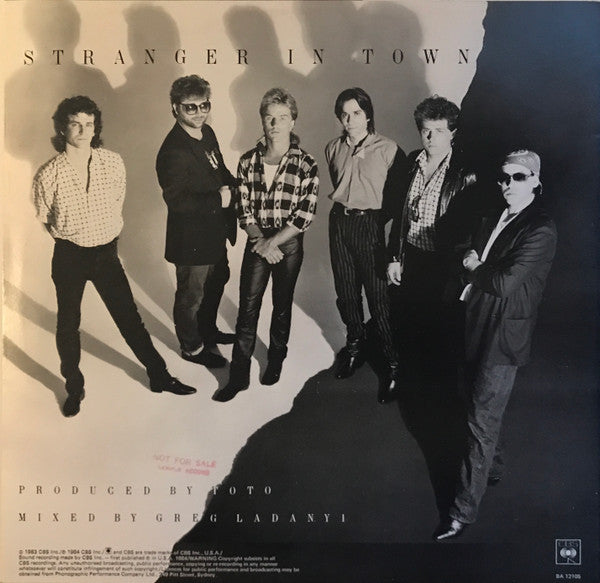 Toto – Stranger In Town 12" vinyl record, image 2 of 4