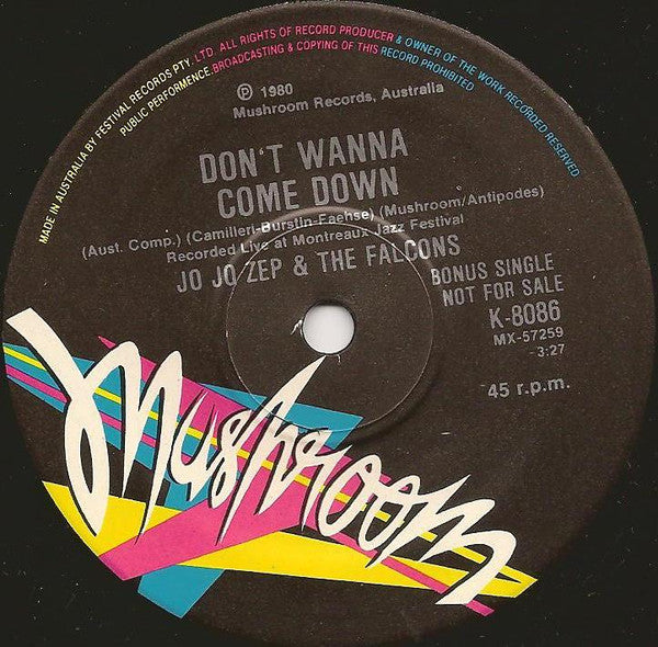 Jo Jo Zep and the Falcons – I Will Return (2x7") 7" vinyl record, image 5 of 7