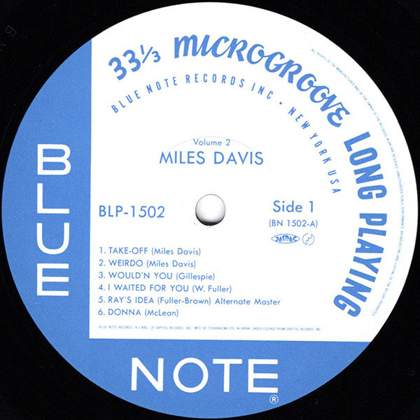 Miles Davis – Volume 2 LP vinyl record, image 5 of 6