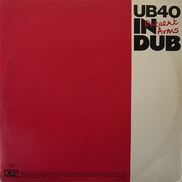 UB40 – Present Arms In Dub LP vinyl record, image 2 of 6