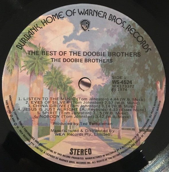 The Doobie Brothers – "Listen To The Music" - The Best Of The Doobie Brothers LP vinyl record, image 3 of 4