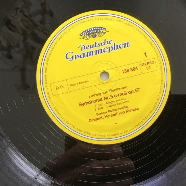 Ludwig van Beethoven, Berliner Philharmoniker, Herbert von Karajan – Symphonie Nr.5 LP vinyl record, image 3 of 4