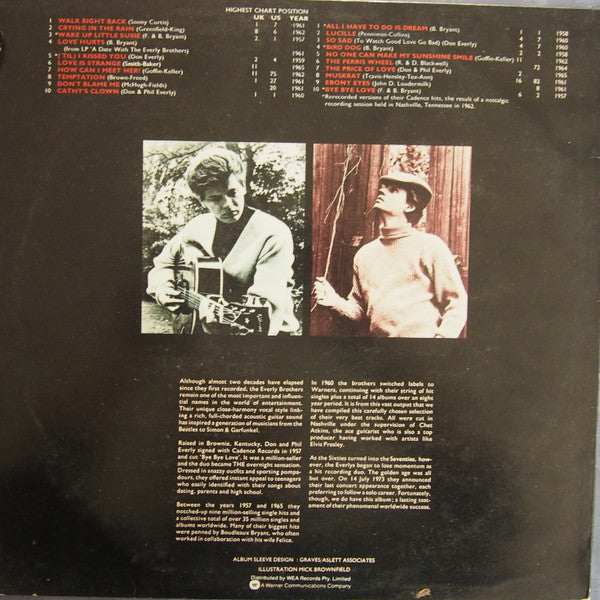 Everly Brothers – Walk Right Back With The Everlys (20 Golden Hits) LP vinyl record, image 4 of 4