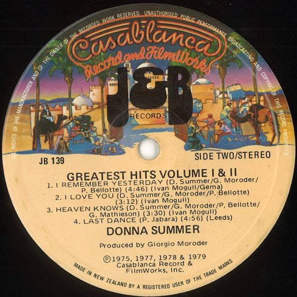 Donna Summer – Greatest Hits Volumes I & II (2xLP) LP vinyl record, image 4 of 6