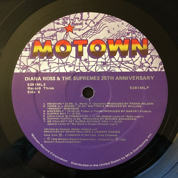 The Supremes – 25th Anniversary (3xLP) LP vinyl record, image 10 of 10