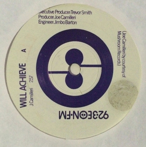 Joe Camilleri – Will Achieve 7" vinyl record, image 1 of 2