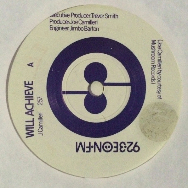 Joe Camilleri – Will Achieve 7" vinyl record, image 1 of 2