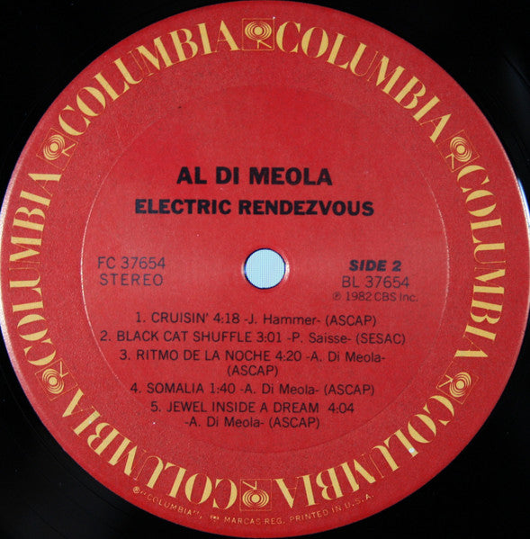 Al Di Meola – Electric Rendezvous LP vinyl record, image 4 of 4