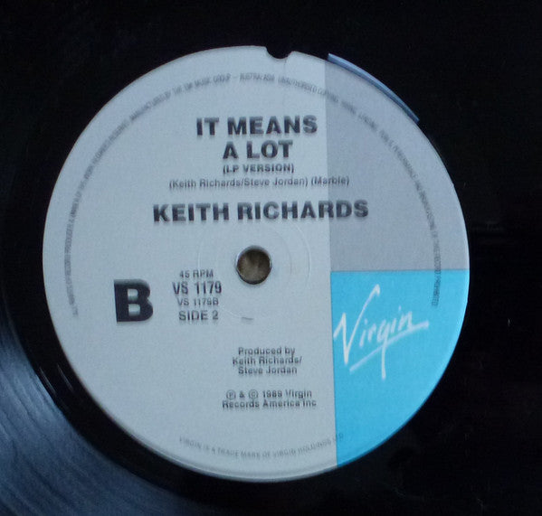 Keith Richards – Make No Mistake 7" vinyl record, image 4 of 4