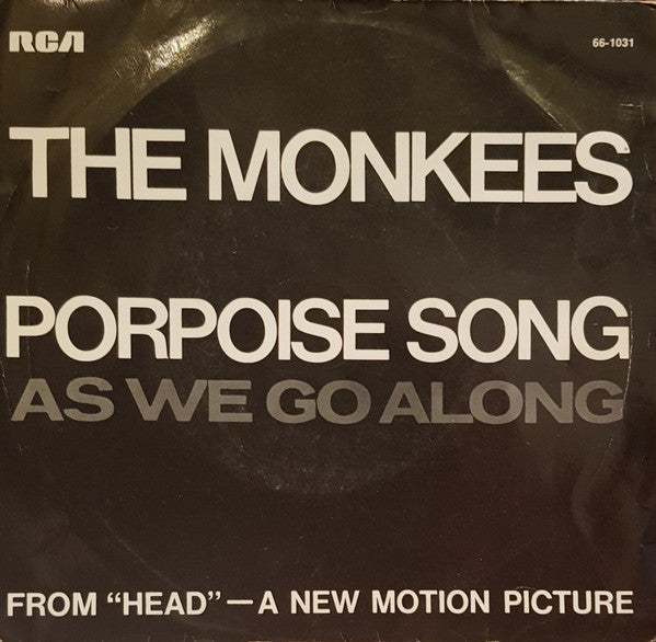 The Monkees – Porpoise Song / As We Go Along 7" vinyl record, image 1 of 5