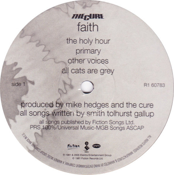 The Cure – Faith LP vinyl record, image 3 of 6