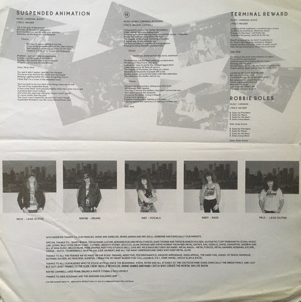 Mortal Sin – Face Of Despair LP vinyl record, image 6 of 6