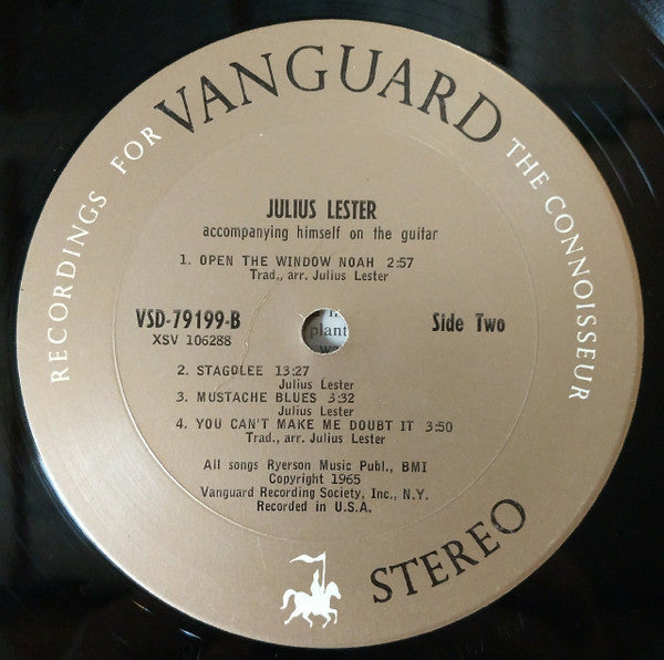 Julius Lester – Julius Lester LP vinyl record, image 4 of 4