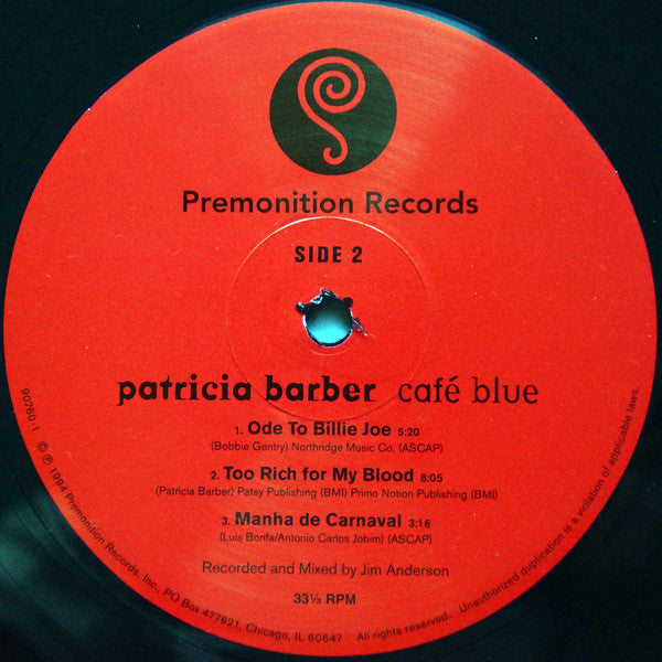 Patricia Barber – Café Blue (2xLP) LP vinyl record, image 5 of 10