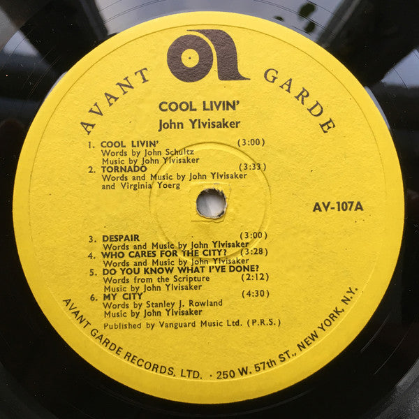 John Ylvisaker – Cool Livin' LP vinyl record, image 3 of 4