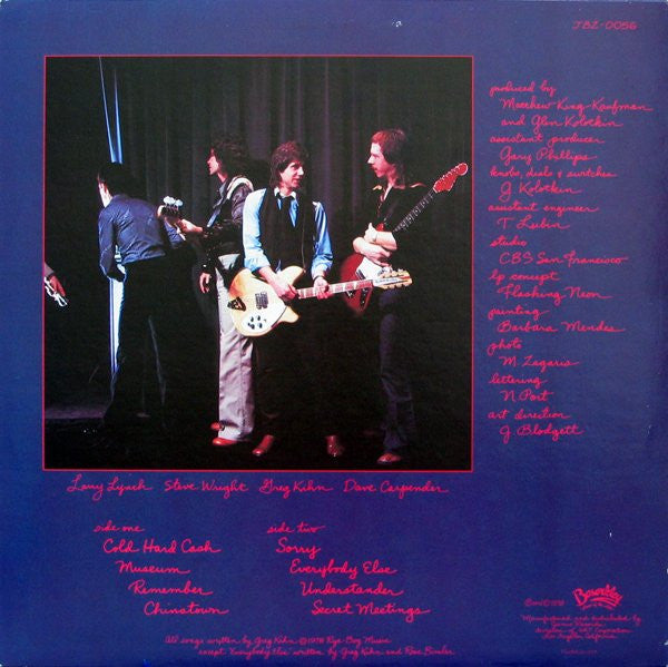 Greg Kihn Band – Next Of Kihn LP vinyl record, image 2 of 2