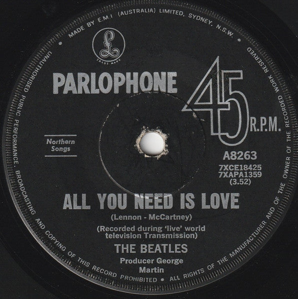 The Beatles – All You Need Is Love