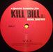 Various – Kill Bill Vol. 1 - Original Soundtrack LP vinyl record, image 6 of 6