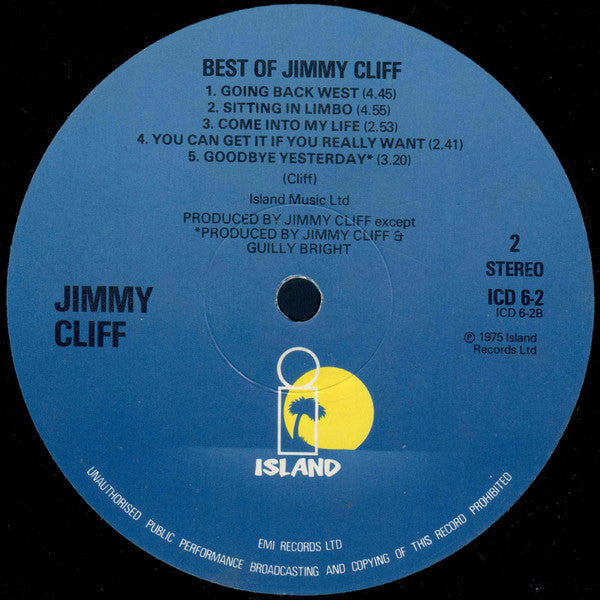 Jimmy Cliff – The Best Of Jimmy Cliff (2xLP) LP vinyl record, image 8 of 8