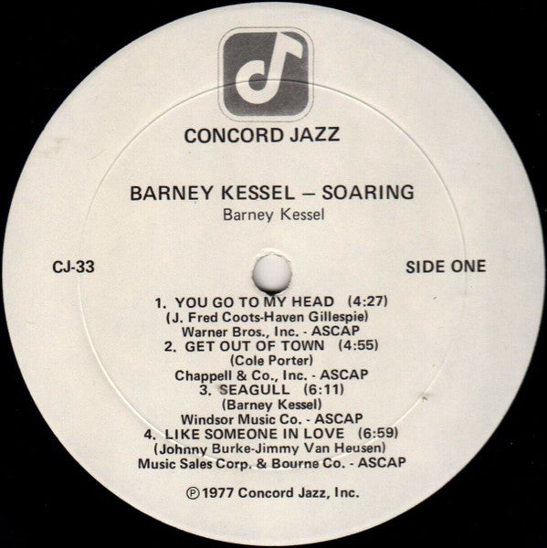 Barney Kessel – Soaring LP vinyl record, image 3 of 4