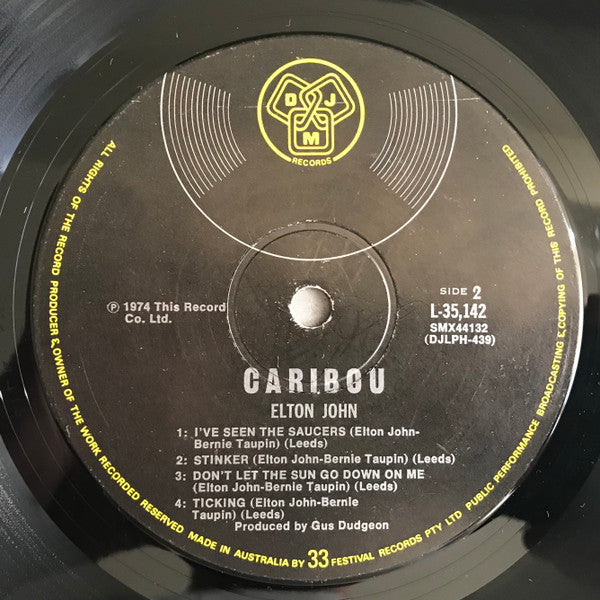 Elton John – Caribou LP vinyl record, image 5 of 6