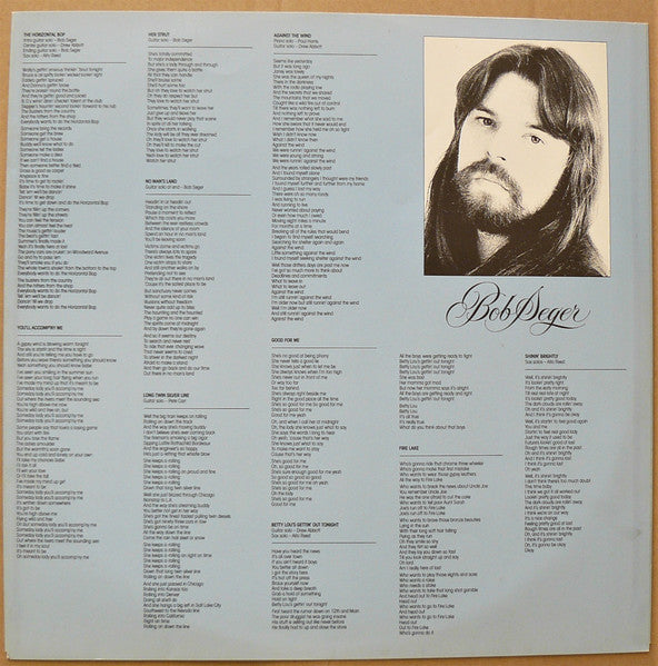 Bob Seger And The Silver Bullet Band – Against The Wind LP vinyl record, image 5 of 6