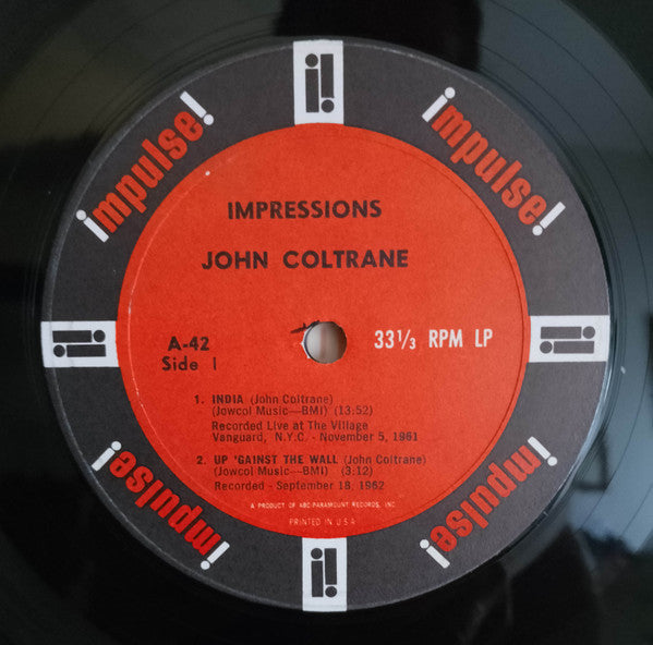 John Coltrane – Impressions LP vinyl record, image 10 of 10
