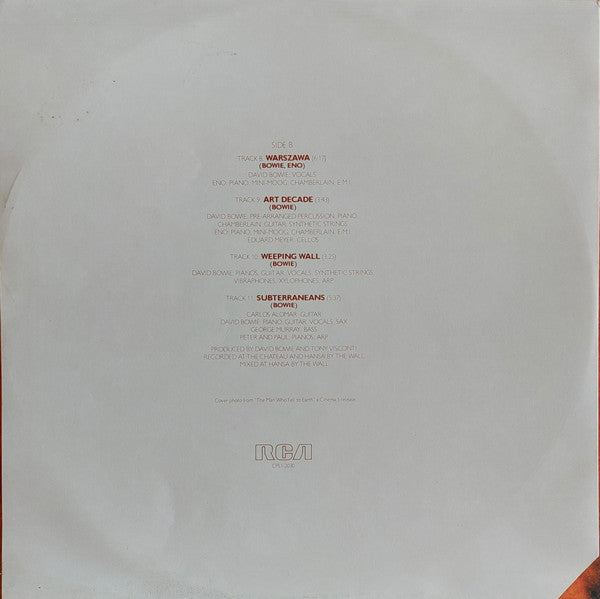 David Bowie – Low LP vinyl record, image 6 of 6