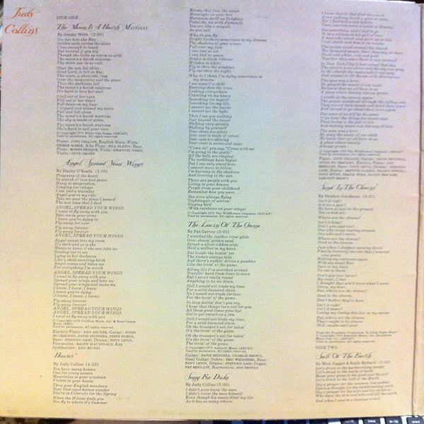 Judy Collins – Judith LP vinyl record, image 2 of 6