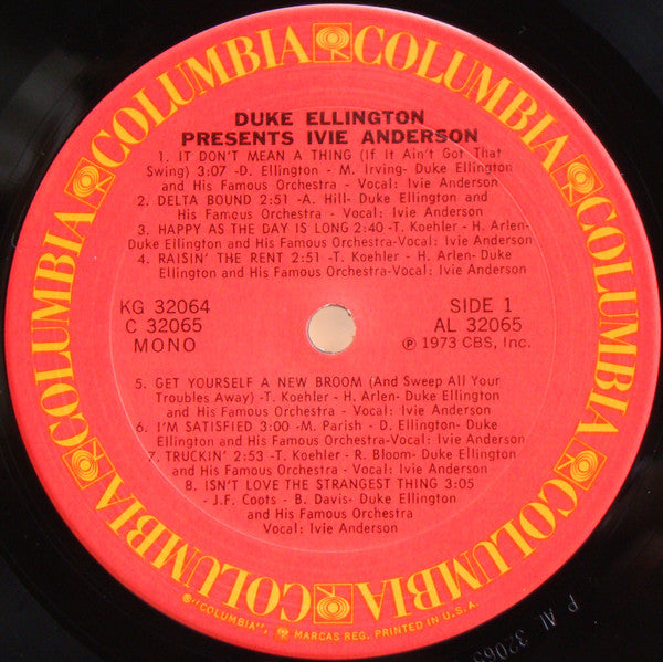 Duke Ellington, Ivie Anderson – Duke Ellington Presents Ivie Anderson (2xLP) LP vinyl record, image 4 of 10