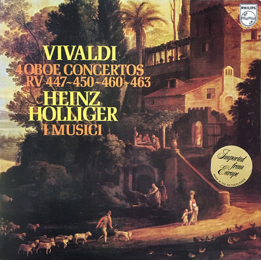 Antonio Vivaldi, Heinz Holliger, I Musici – 4 Oboe Concertos (RV 447-450-460-463) LP vinyl record, image 1 of 4