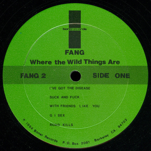 Fang – Where The Wild Things Are LP vinyl record, image 3 of 4