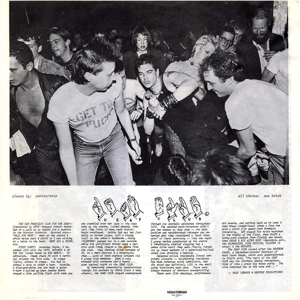 Various – Can You Hear Me? Music From The Deaf Club LP vinyl record, image 6 of 6