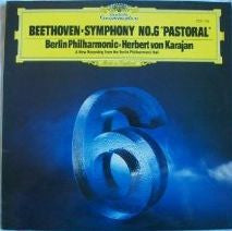 Ludwig van Beethoven, Herbert von Karajan, Berliner Philharmoniker – Symphonie Nr. 6 F-dur Op. 68 "Pastorale" LP vinyl record, image 1 of 6