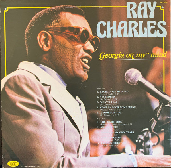Ray Charles – Georgia On My Mind LP vinyl record, image 2 of 4