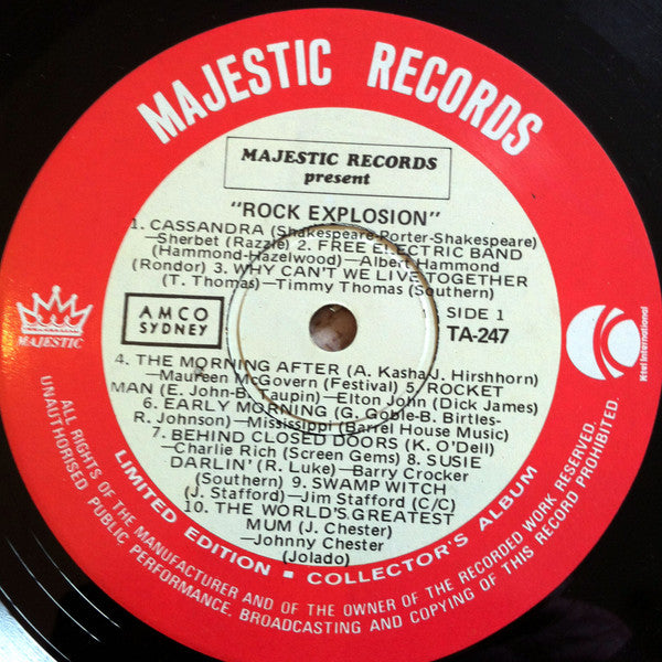 Various – Rock Explosion LP vinyl record, image 3 of 5