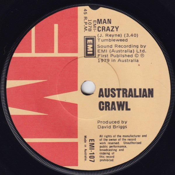 Australian Crawl – Beautiful People 7" vinyl record, image 2 of 4