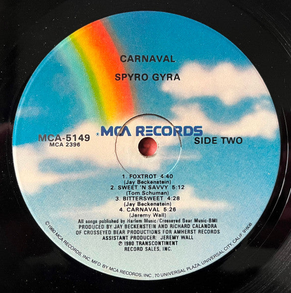 Spyro Gyra – Carnaval LP vinyl record, image 4 of 10