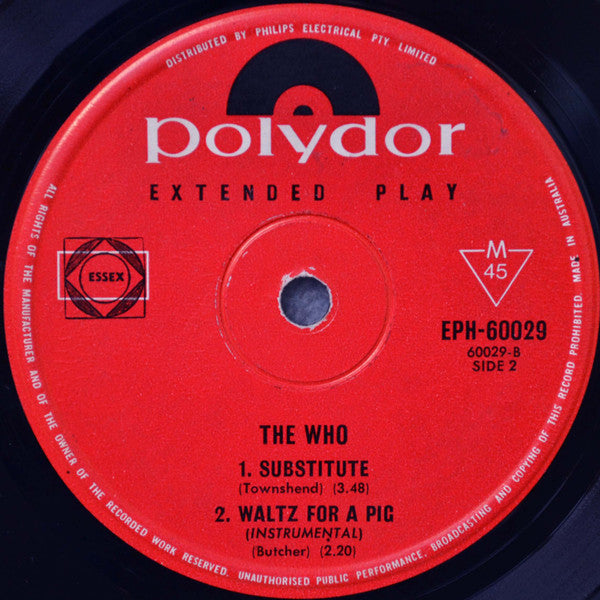 The Who – The Who 7" vinyl record, image 4 of 4