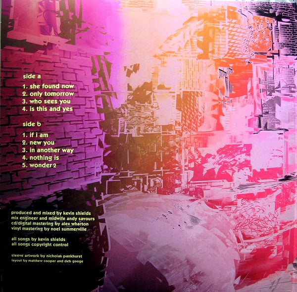 My Bloody Valentine – m b v LP vinyl record, image 2 of 10