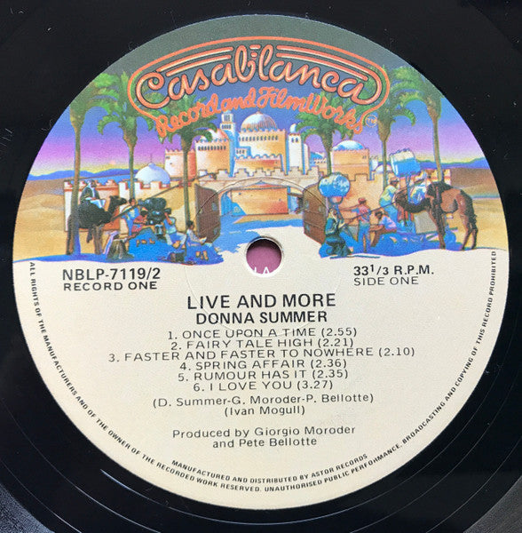 Donna Summer – Live And More (2xLP) LP vinyl record, image 5 of 8