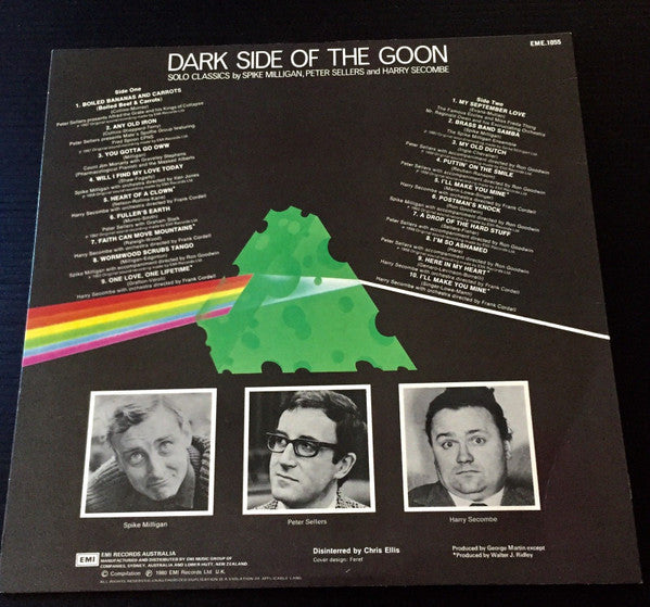 Spike Milligan, Peter Sellers, Harry Secombe – Dark Side Of The Goon LP vinyl record, image 2 of 4