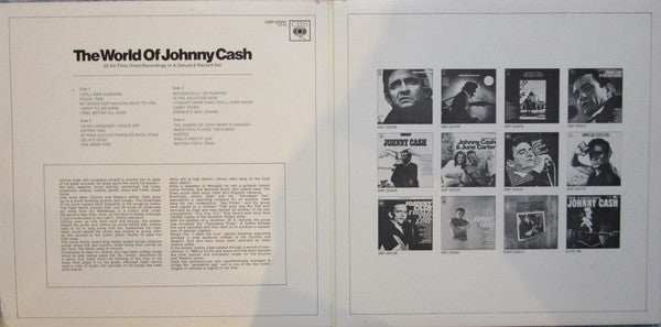 Johnny Cash – The World Of Johnny Cash (2xLP) LP vinyl record, image 2 of 4