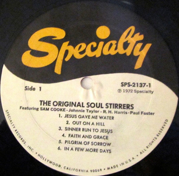 The Soul Stirrers – The Original Soul Stirrers Featuring Sam Cooke LP vinyl record, image 3 of 6