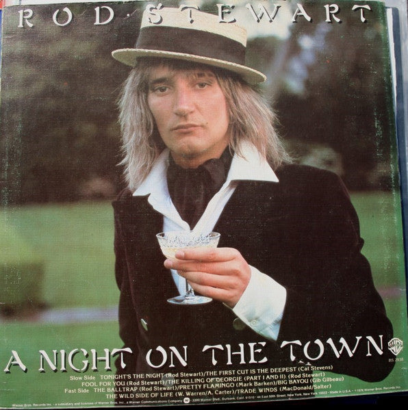Rod Stewart – A Night On The Town LP vinyl record, image 2 of 6
