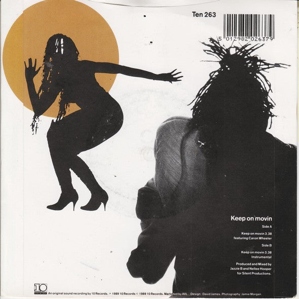 Soul II Soul – Keep On Movin 7" vinyl record, image 2 of 4